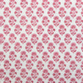 Indian Block Print: Stamp Floral in Pink