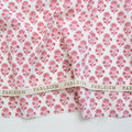 Indian Block Print: Stamp Floral in Pink