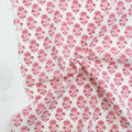 Indian Block Print: Stamp Floral in Pink