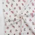 Indian Block Print: Dottie Floral in Cream