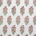 Indian Block Print: Wild Floral in Blushing