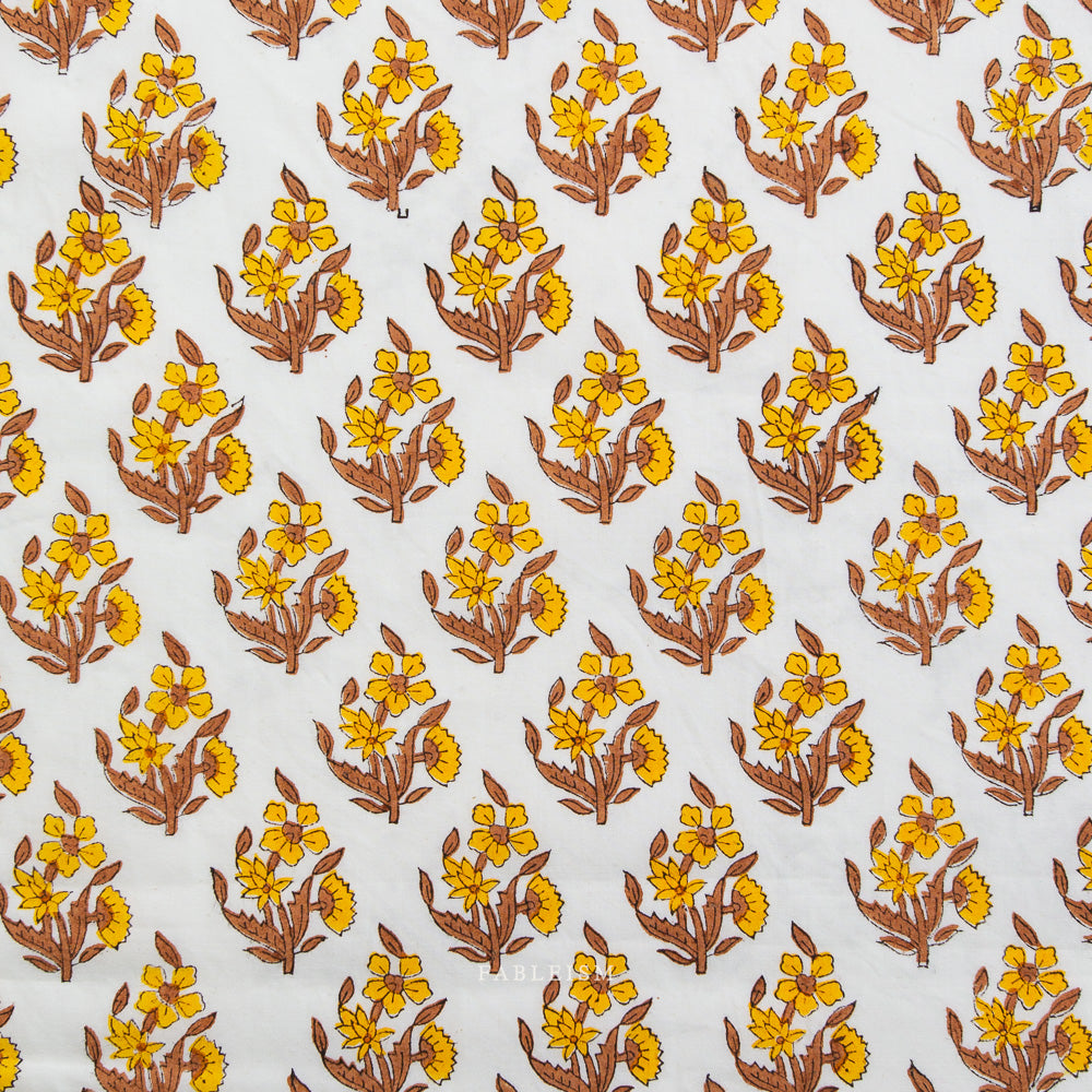 Indian Block Print: Weekend Floral in Summer