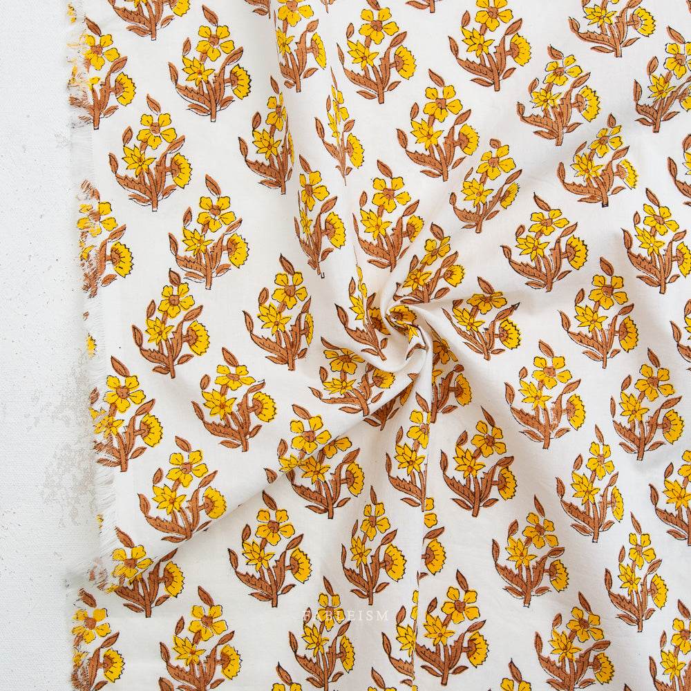 Indian Block Print: Weekend Floral in Summer