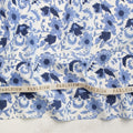 Indian Block Print: Country Floral in Blue