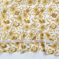 Indian Block Print: Country Floral in Yellow