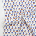 Indian Block Print: Flowerling in Violet