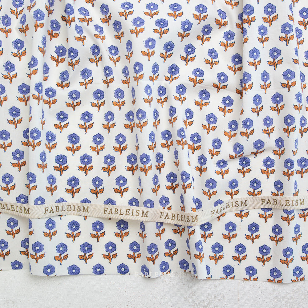 Indian Block Print: Flowerling in Violet