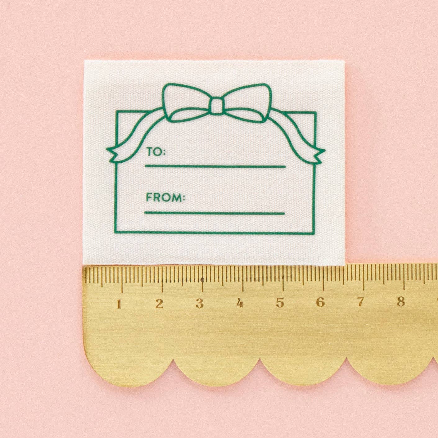 To: From: Gift Organic Cotton Write In Sewing Labels