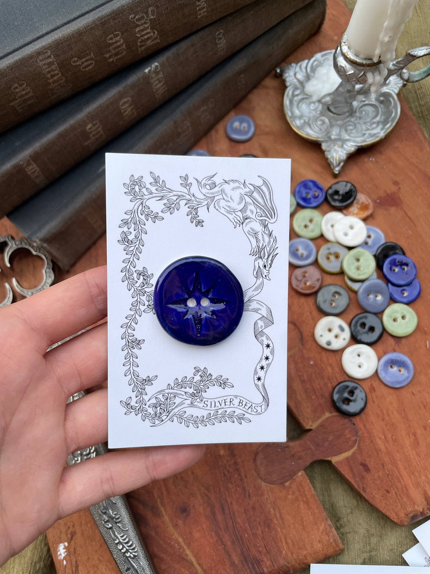 30mm Jumbo Star Button