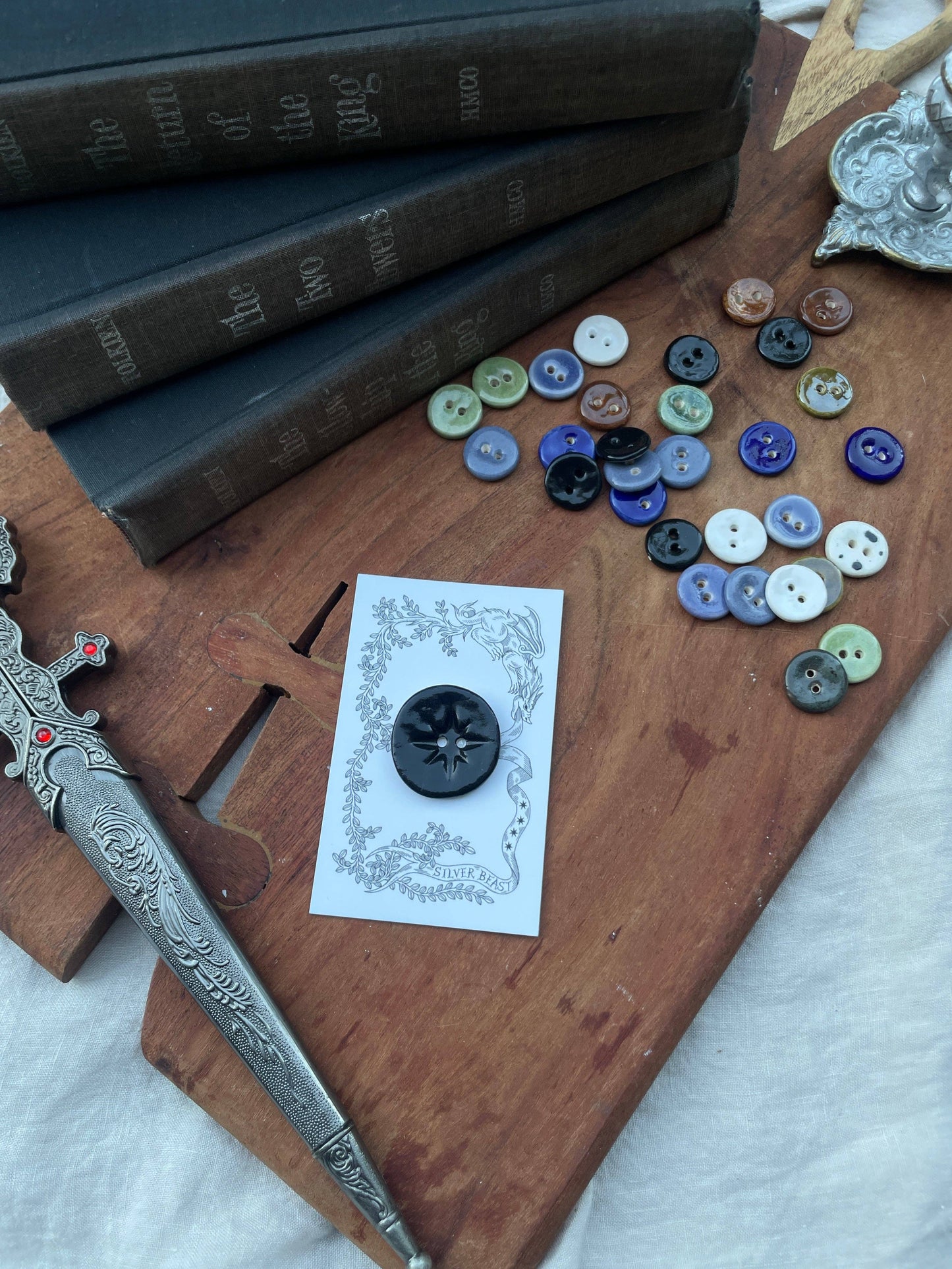 30mm Jumbo Star Button