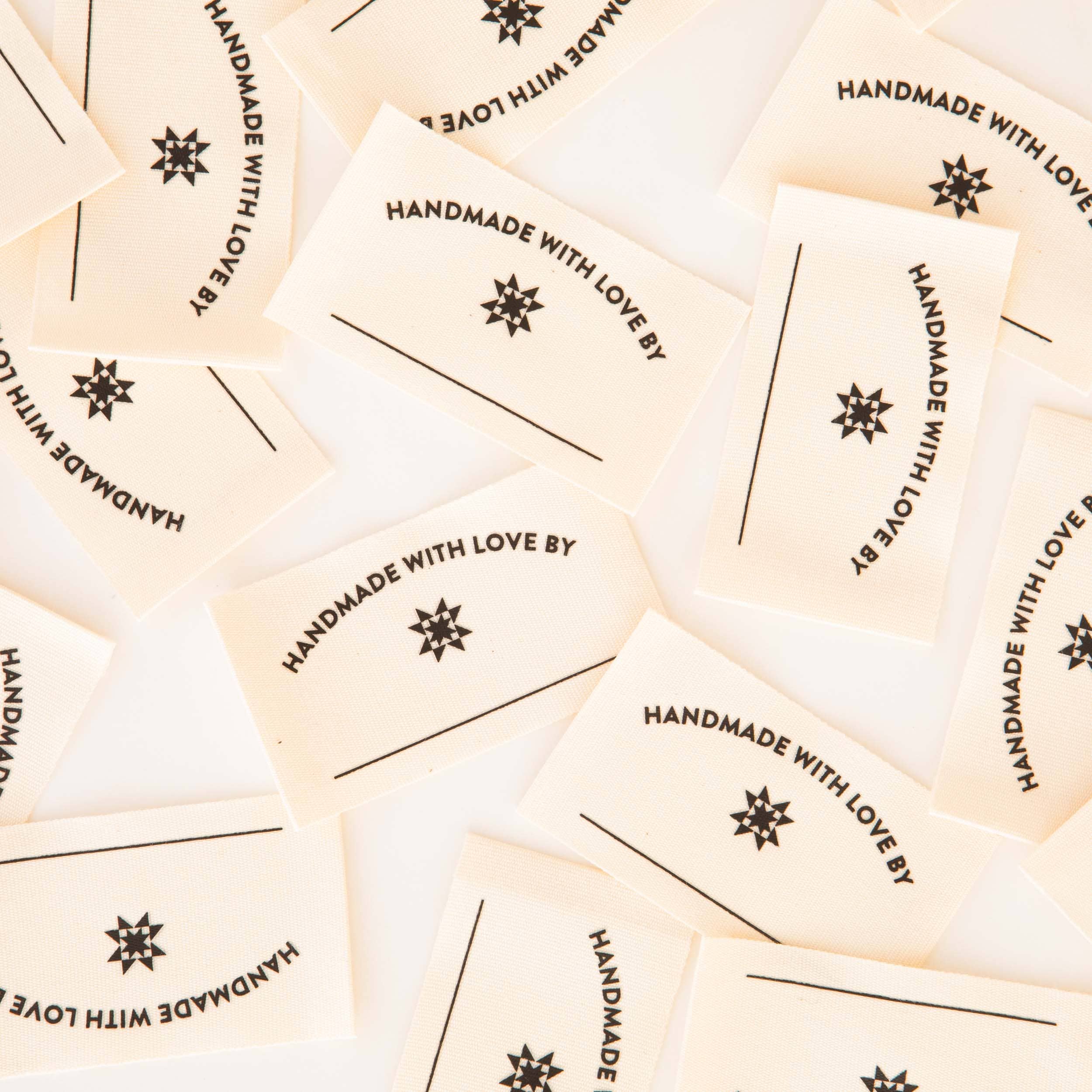 Handmade with Love Organic Cotton Write-In Quilt Labels