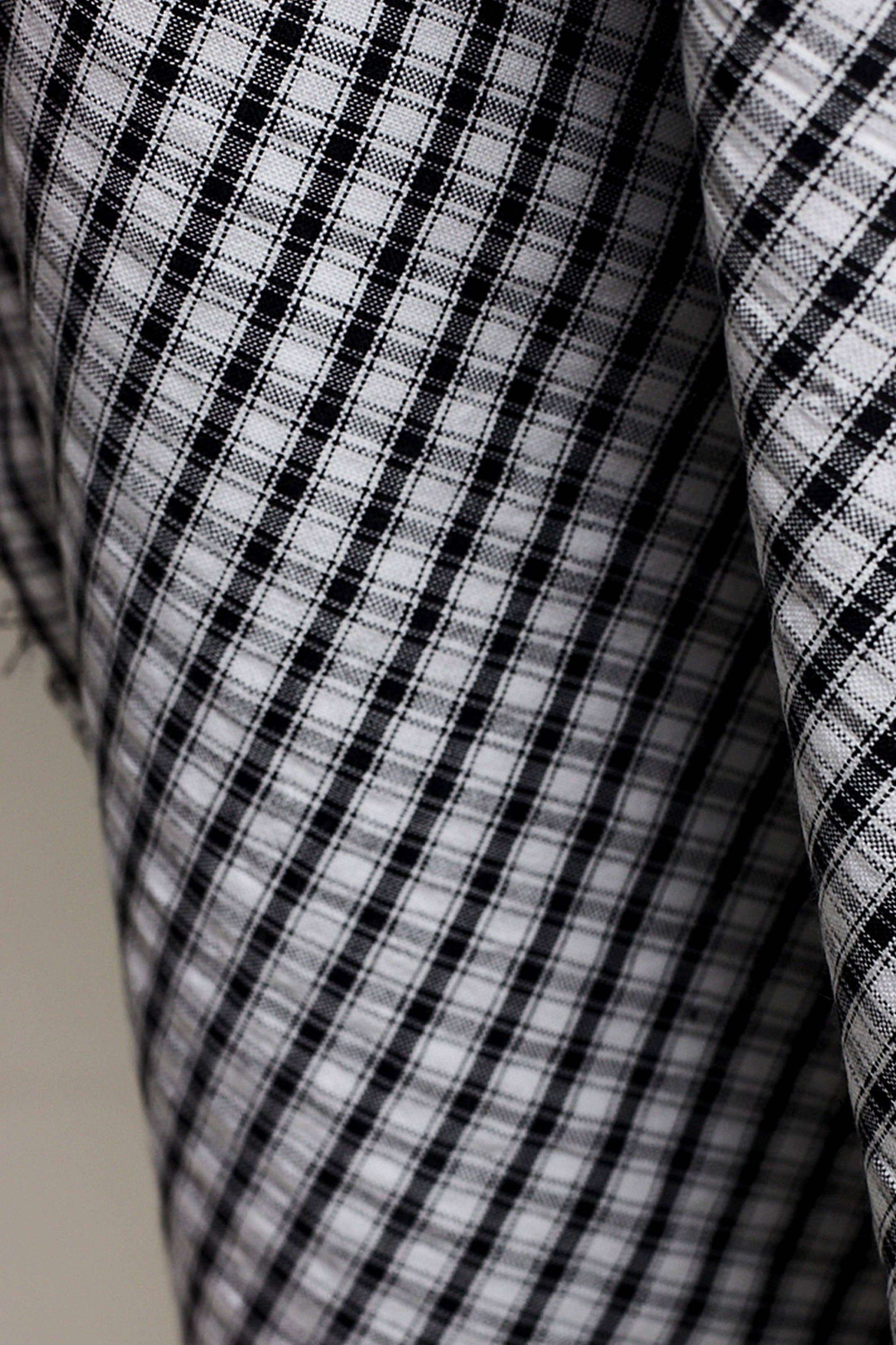 Cotton Seersucker - Deep Charcoal