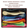 Box of 44 Zippers (18") - 22 Colors