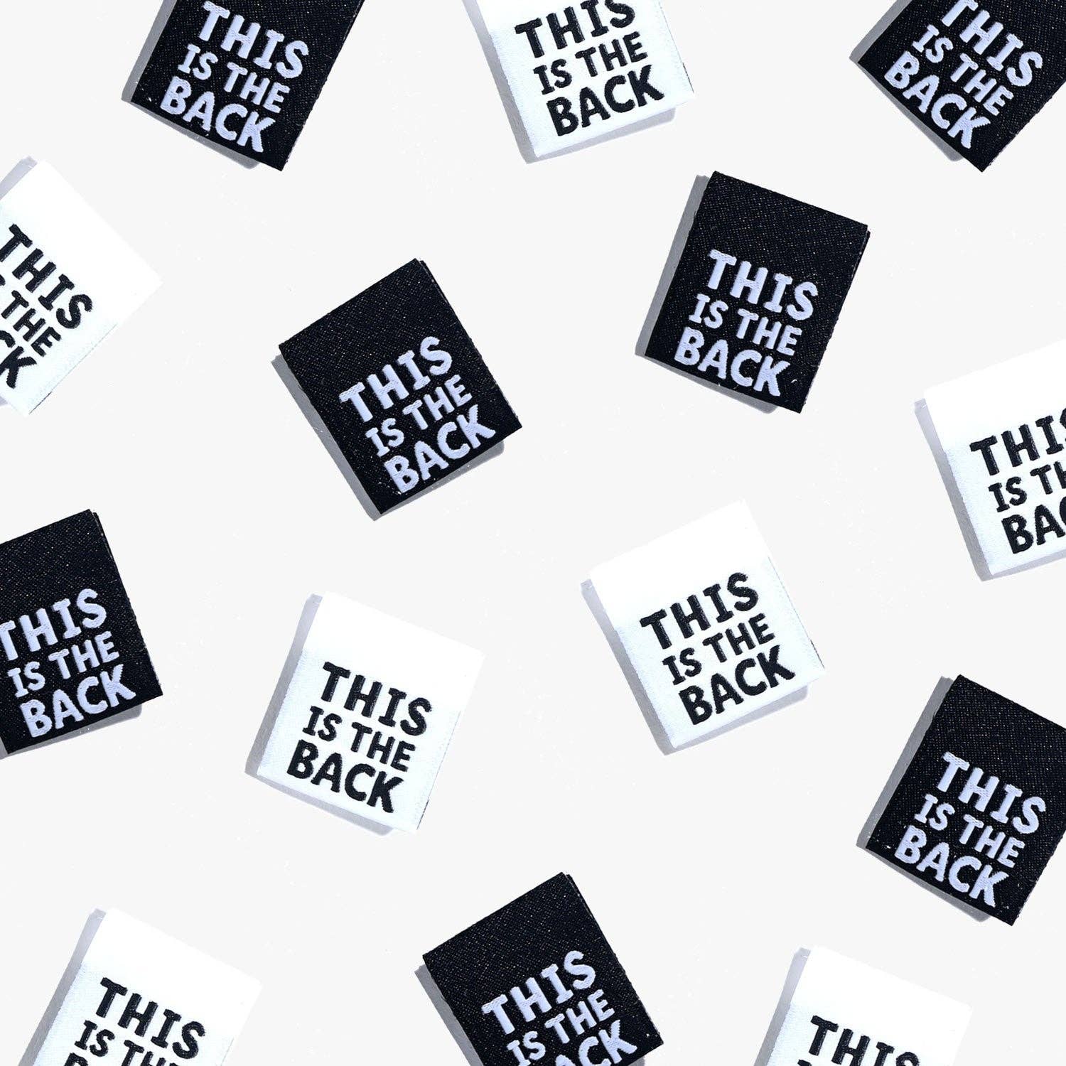 This is The Back Woven Labels