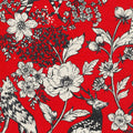 Echino Wonder Cotton Linen Canvas - Red