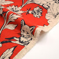 Echino Wonder Cotton Linen Canvas - Red