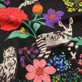 Echino Wonder Cotton Linen Canvas - Black