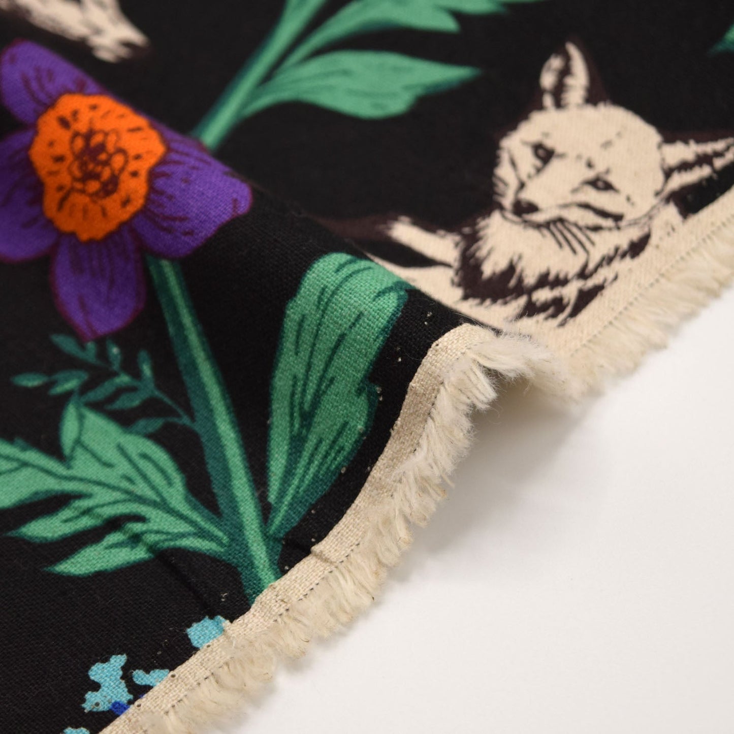 Echino Wonder Cotton Linen Canvas - Black