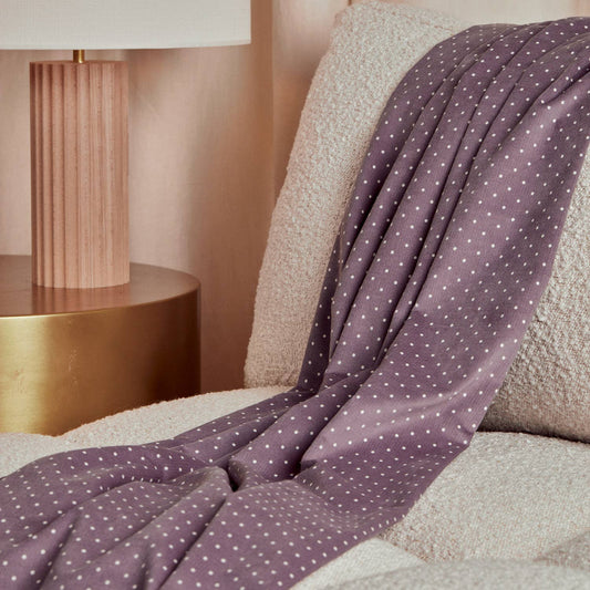 Polka Dot Fine Wale Corduroy - Divine Parma