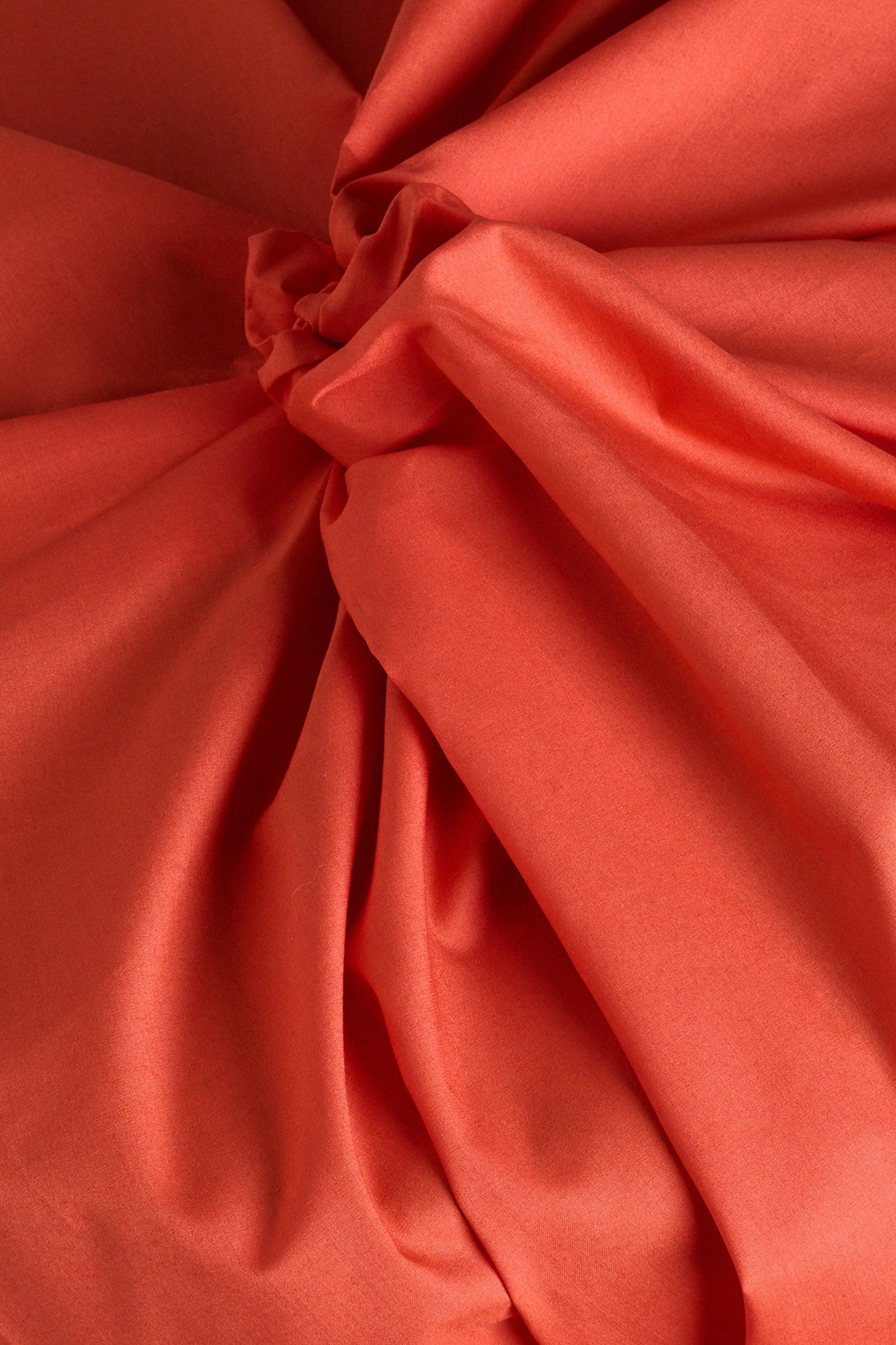 OEKO-Tex Certified Cotton Poplin - Poppy Tangerine
