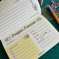 Project Planner Notepad