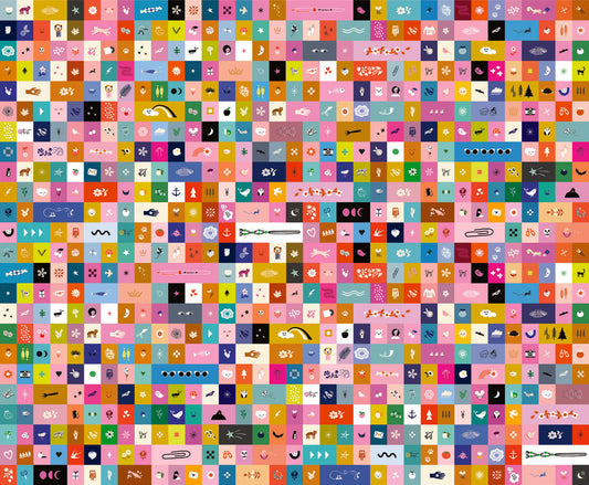 Ruby Star - Selvedge Magic Icons
