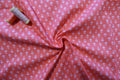Oeko-Tex Sustainable Stretch Drill - Pink Fleur De Lis