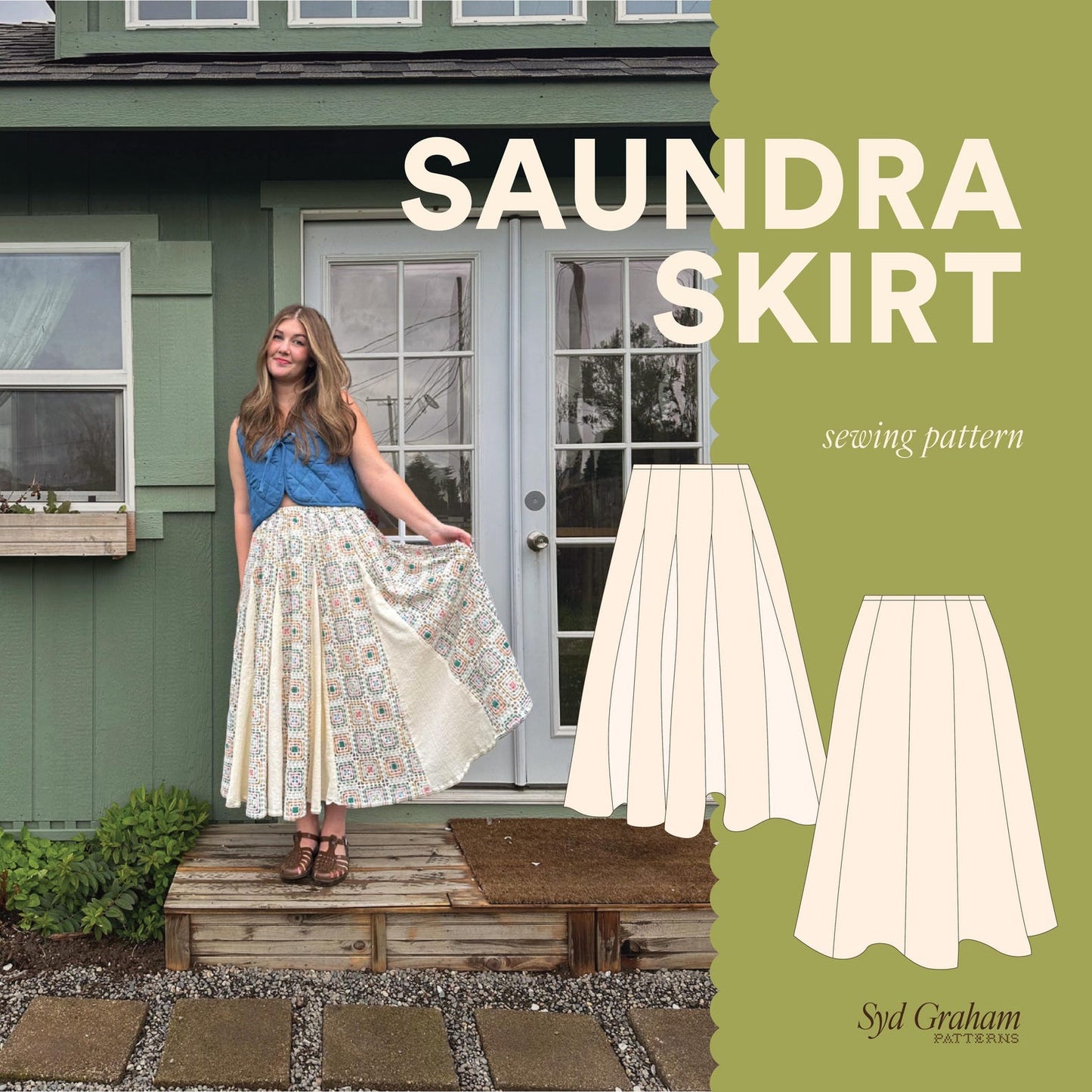 Syd Graham Patterns Sundra Skirt - PDF Pattern