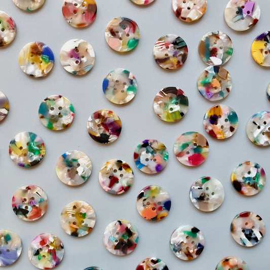 Painterly Medium Buttons (20mm)