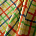 Heavy Cotton Canvas - Rainbow Grid