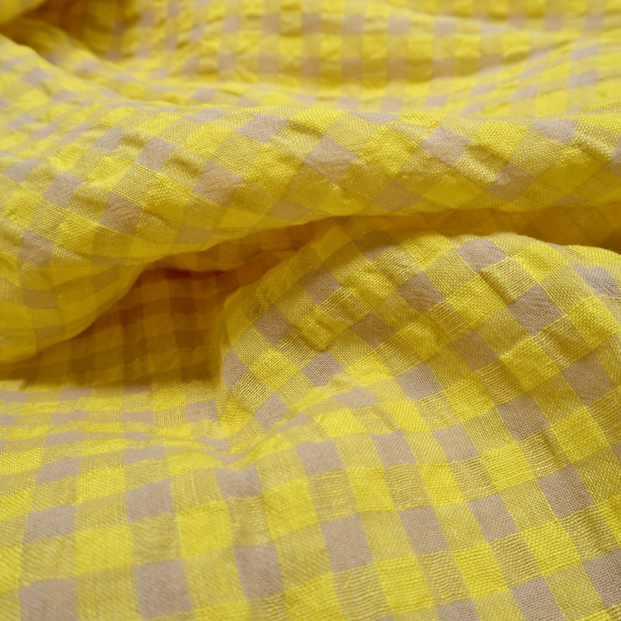 Lightweight Linen - Bubble Gingham