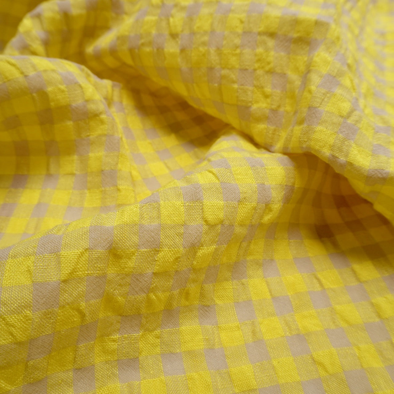 Lightweight Linen - Bubble Gingham