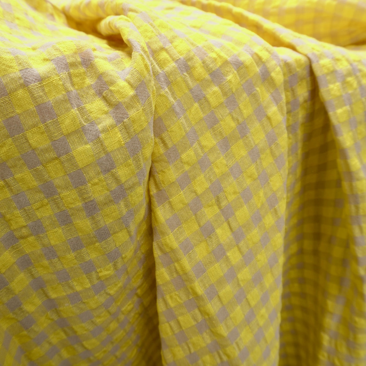 Lightweight Linen - Bubble Gingham