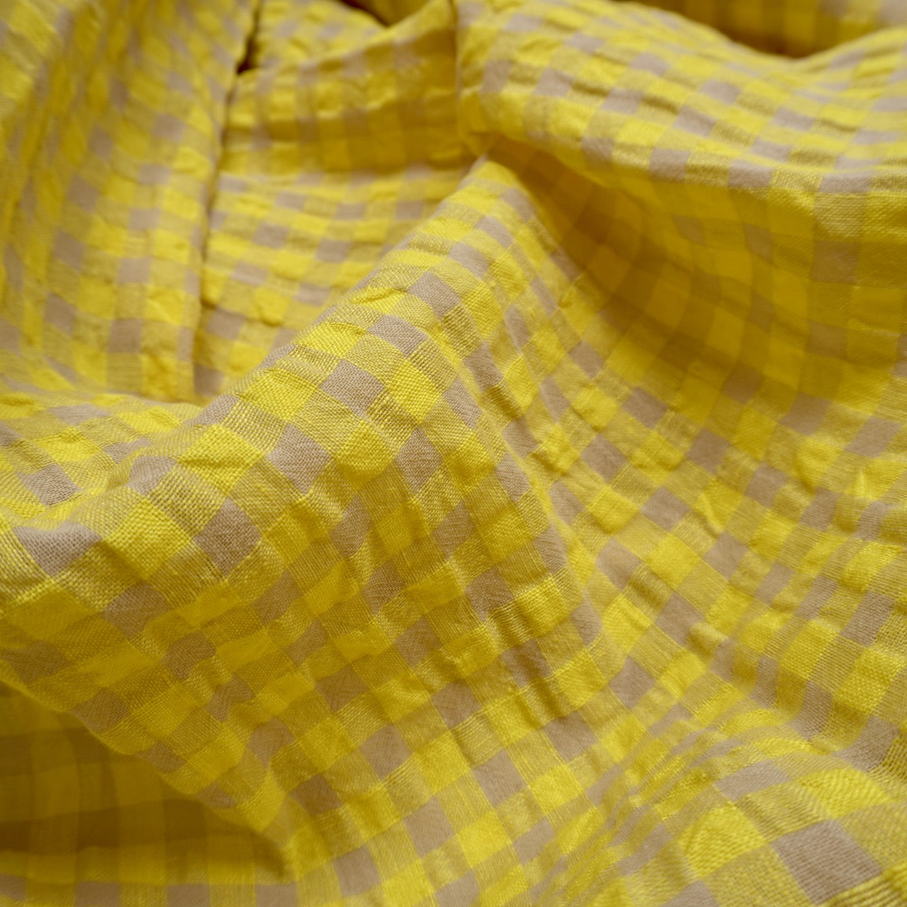 Lightweight Linen - Bubble Gingham