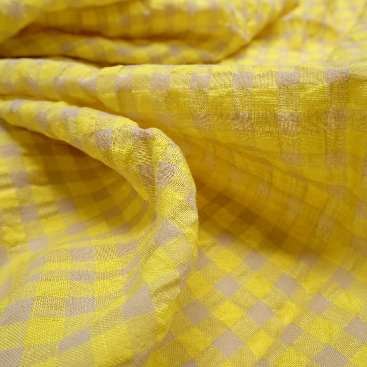 Lightweight Linen - Bubble Gingham