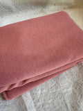 Organic American Milled Cotton Rib - Berry