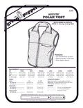 cover of sewing pattern for polar vest