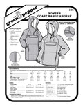 image of the cover of the 125 Womens' Coastal range Anorak sewing pattern.
