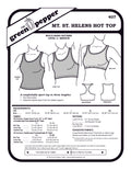 Cover for sewing pattern 407 Mt. St. Helens Hot Top