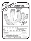 504 Polar Socks sewing pattern cover
