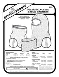 image of cover of polar balaclava and neck warmers  sewing pattern