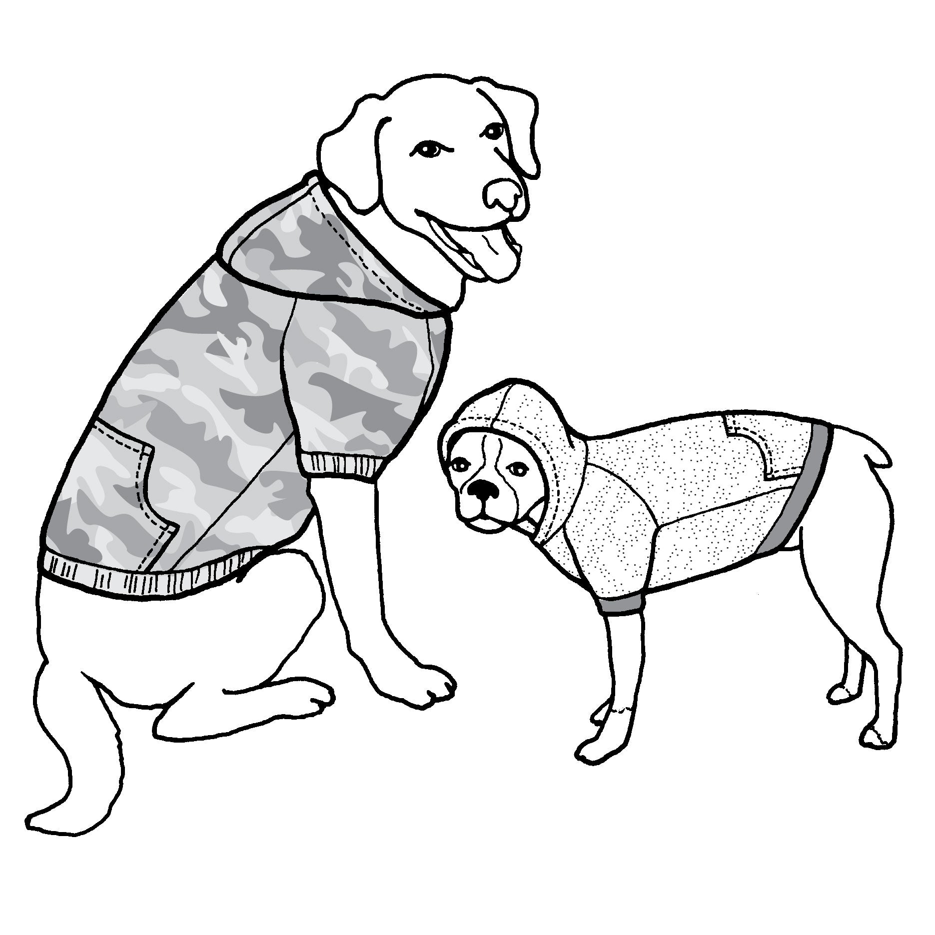560 – Spot's Hoodie - Dog Sweatshirt Pattern