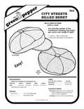 Image of sewing pattern cover for 562 City Streets Billed Beret.