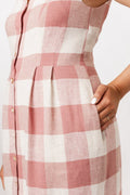 ASTERI button down dress & vest