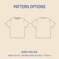 Big T-shirt sewing pattern
