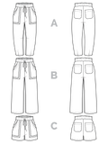 Sepia Pants + Shorts Pattern