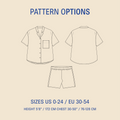 Camp Shirt and Shorts Sewing pattern Wardrobe By Me