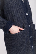 Cardigan with in-seam pockets sewing pattern