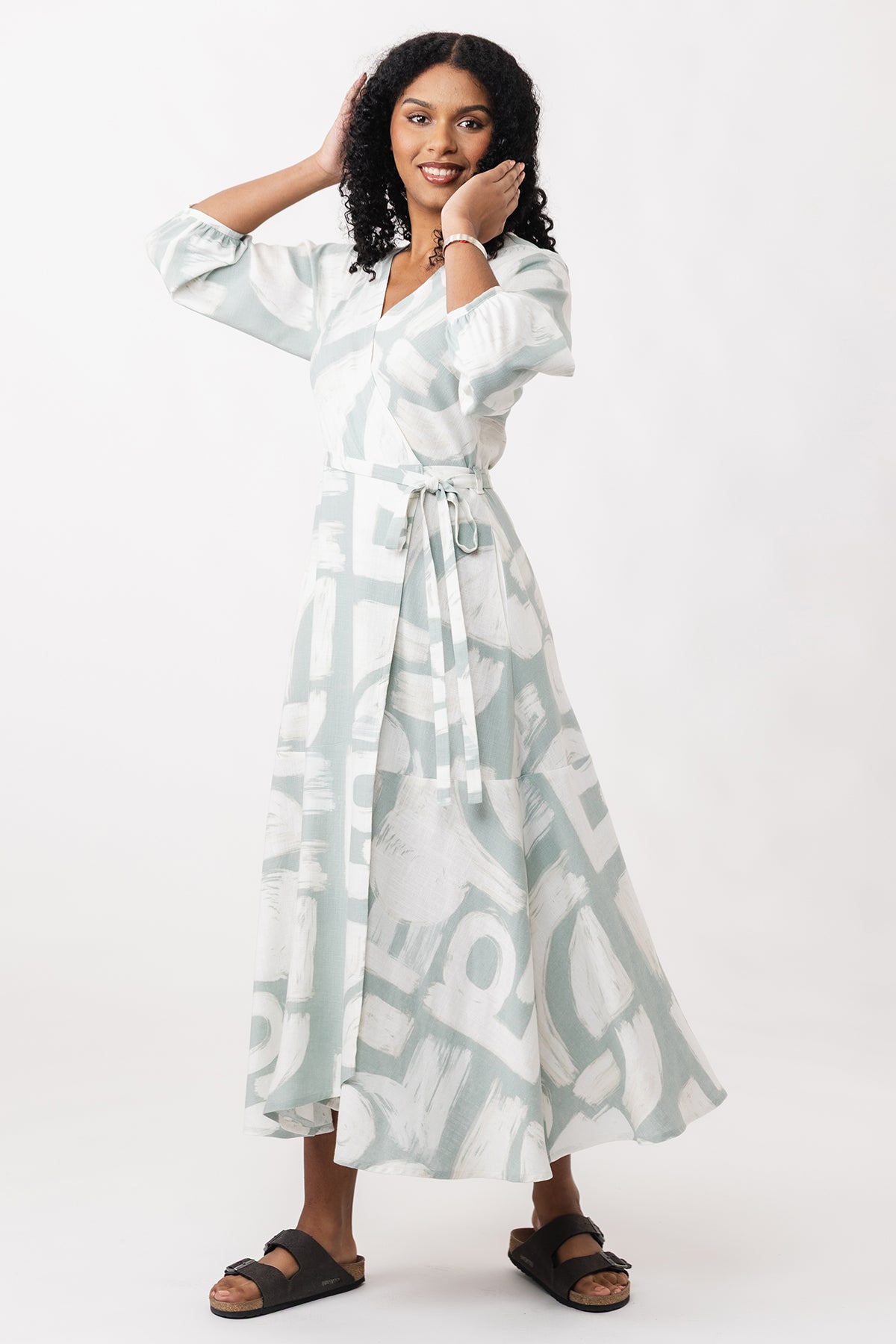 HALI wrap dress