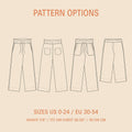High Waist Pants Sewing Pattern Wardrobe By Me